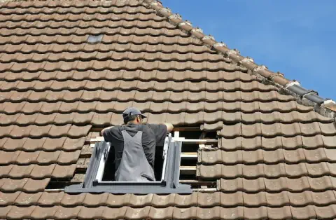 Pose de velux - Grues